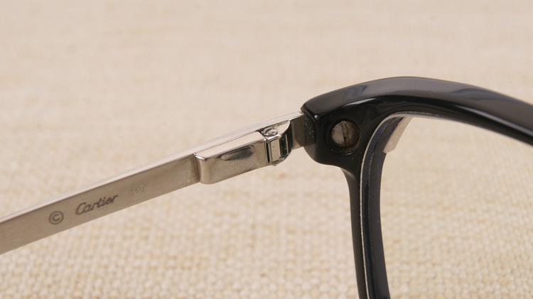 第九付 卡地亚眼镜弹簧腿断裂修好后的眼镜百度 爱眼专家2007北京时尚